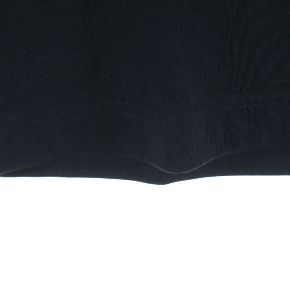 ALEXANDER WANG(アレキサンダーワン) エンブロイダリー ロゴ 長袖 カットソー Tシャツ ブラック