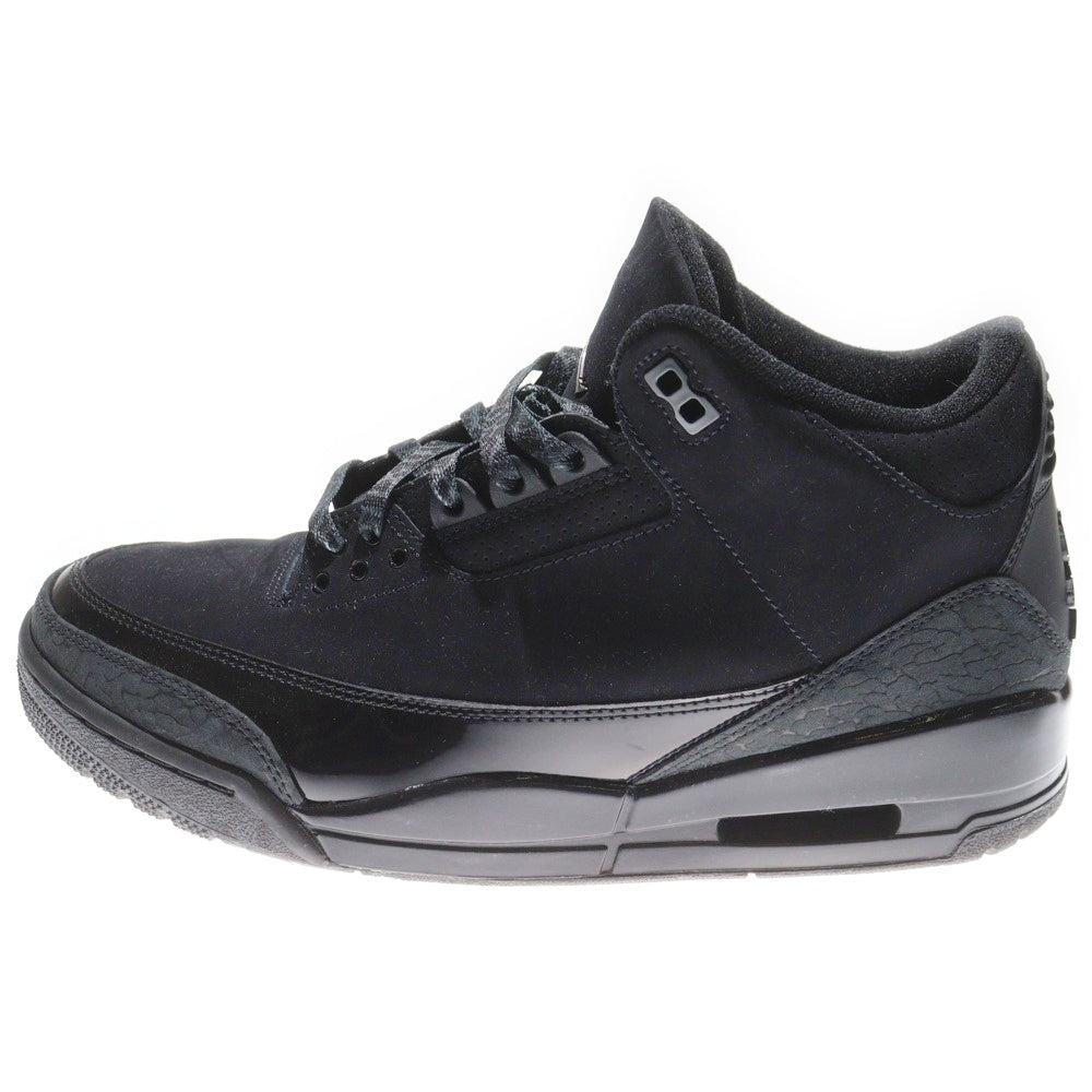 NIKE(ナイキ) AIR JORDAN 3 RETRO BLACK CAT エアジョーダン3 レトロ ブラックキャット ハイカットスニーカー ブラック US10/28cm CT8532-001