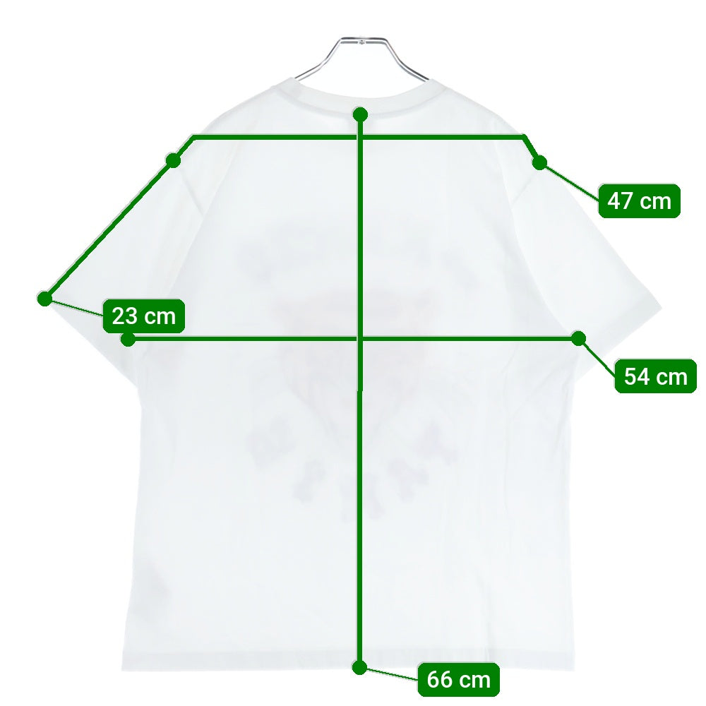 KENZO(ケンゾー) フロントタイガーグラフィックプリントTシャツ 半袖クルーネックカットソー ホワイト FE55TS2744SG