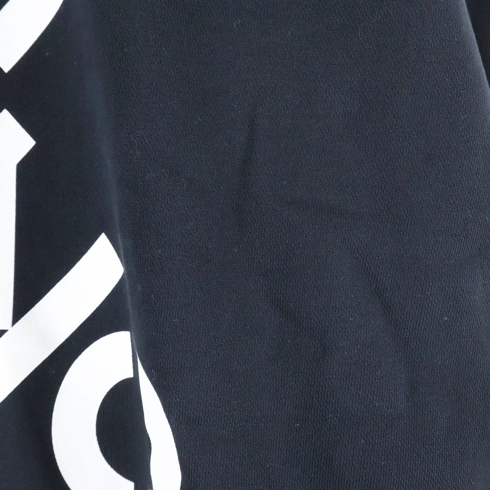 KENZO(ケンゾー) クロス ロゴ プリント スウェット トレーナー ブラック FA65SW5214MS