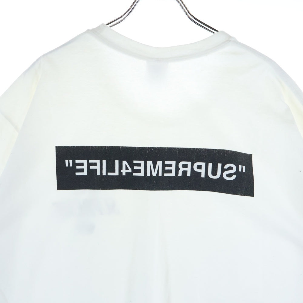 SUPREME(シュプリーム) 24AW 4 Life Tee フォーライフ 両面プリントTシャツ 半袖クルーネックカットソー ホワイト