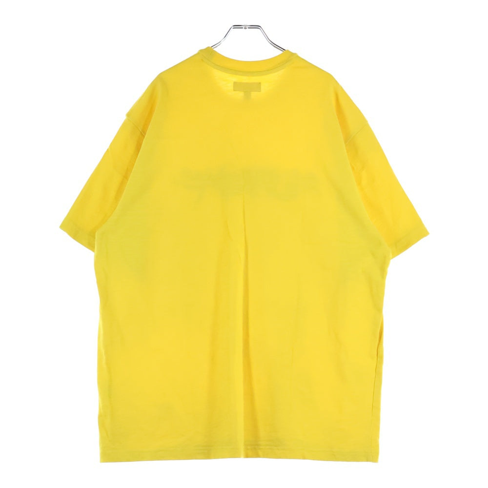 SUPREME(シュプリーム) 25SS Mental S/S Top メンタル フロントロゴプリントTシャツ 半袖クルーネックカットソー イエロー