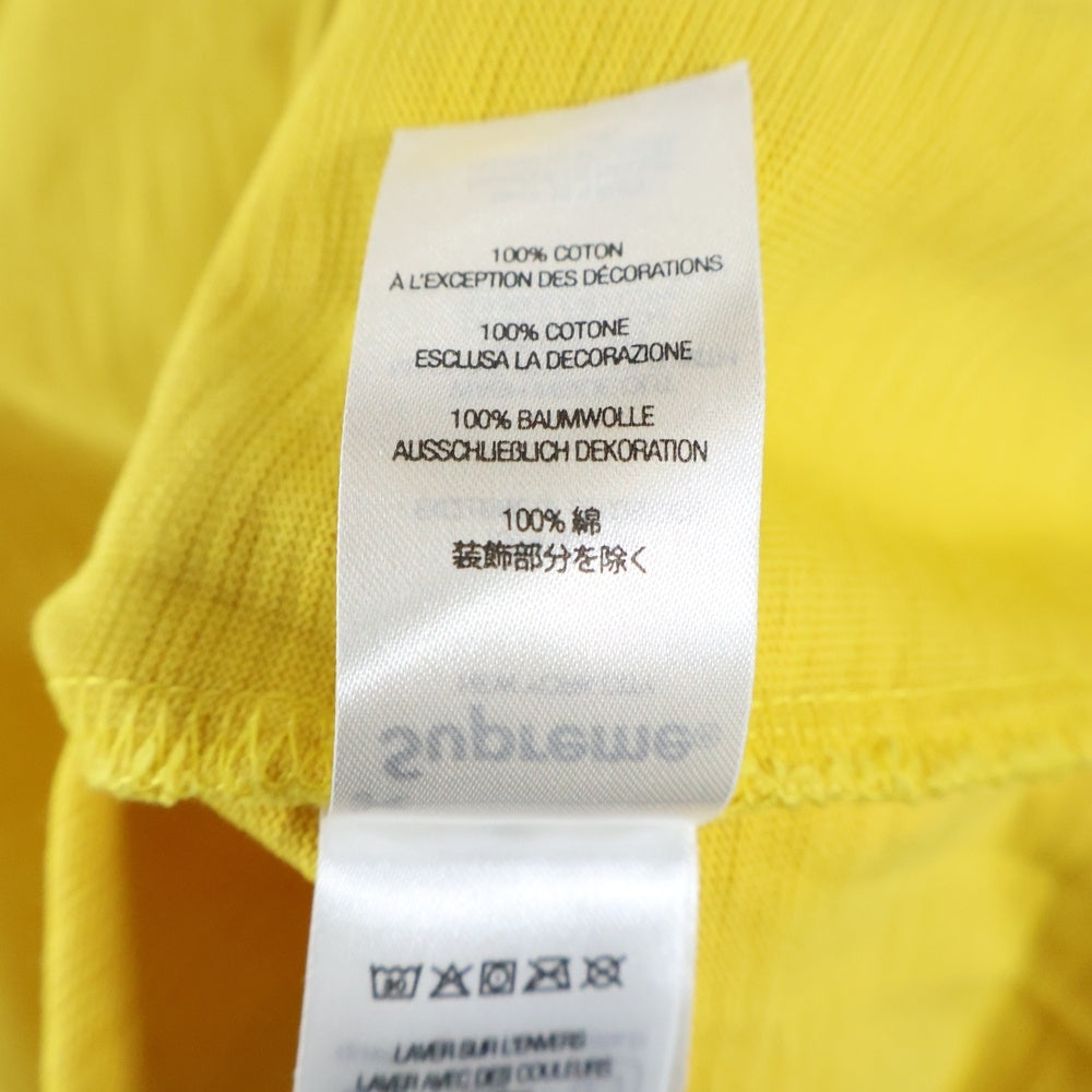 SUPREME(シュプリーム) 25SS Mental S/S Top メンタル フロントロゴプリントTシャツ 半袖クルーネックカットソー イエロー