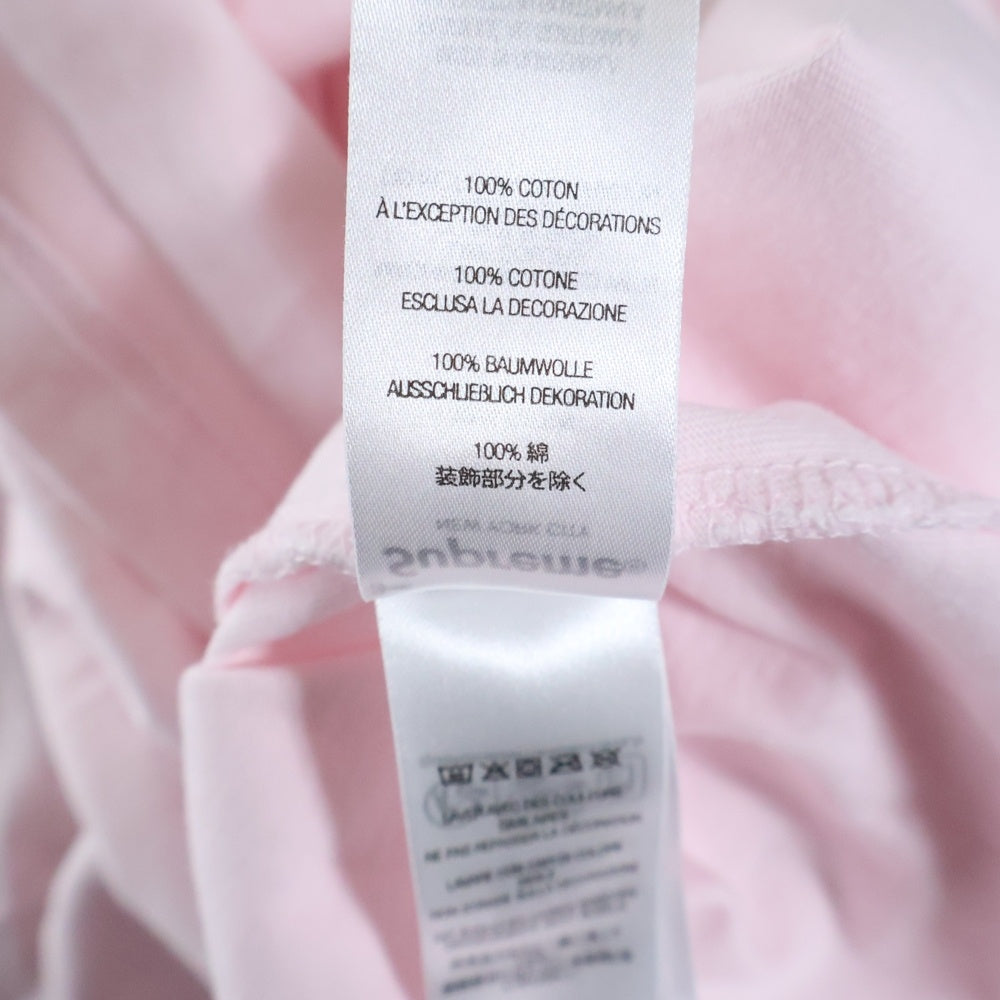 SUPREME(シュプリーム) 24AW Old English Tee オールドイングリッシュ ロゴ刺繍Tシャツ 半袖クルーネックカットソー ピンク