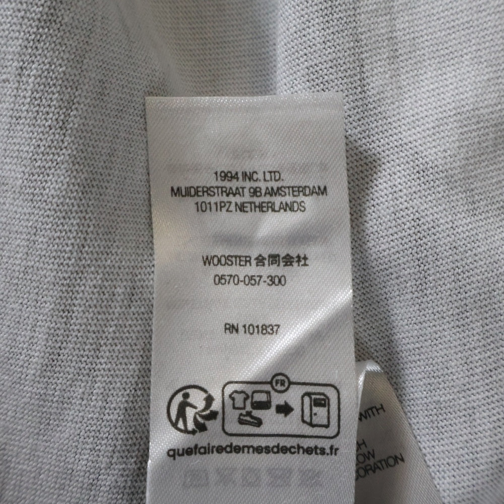 SUPREME(シュプリーム) 25AW ×Fox Racing L/S Top フォックスレーシング 両面サンダー ロゴプリントTシャツ 長袖クルーネックカットソー ブラック/ホワイト