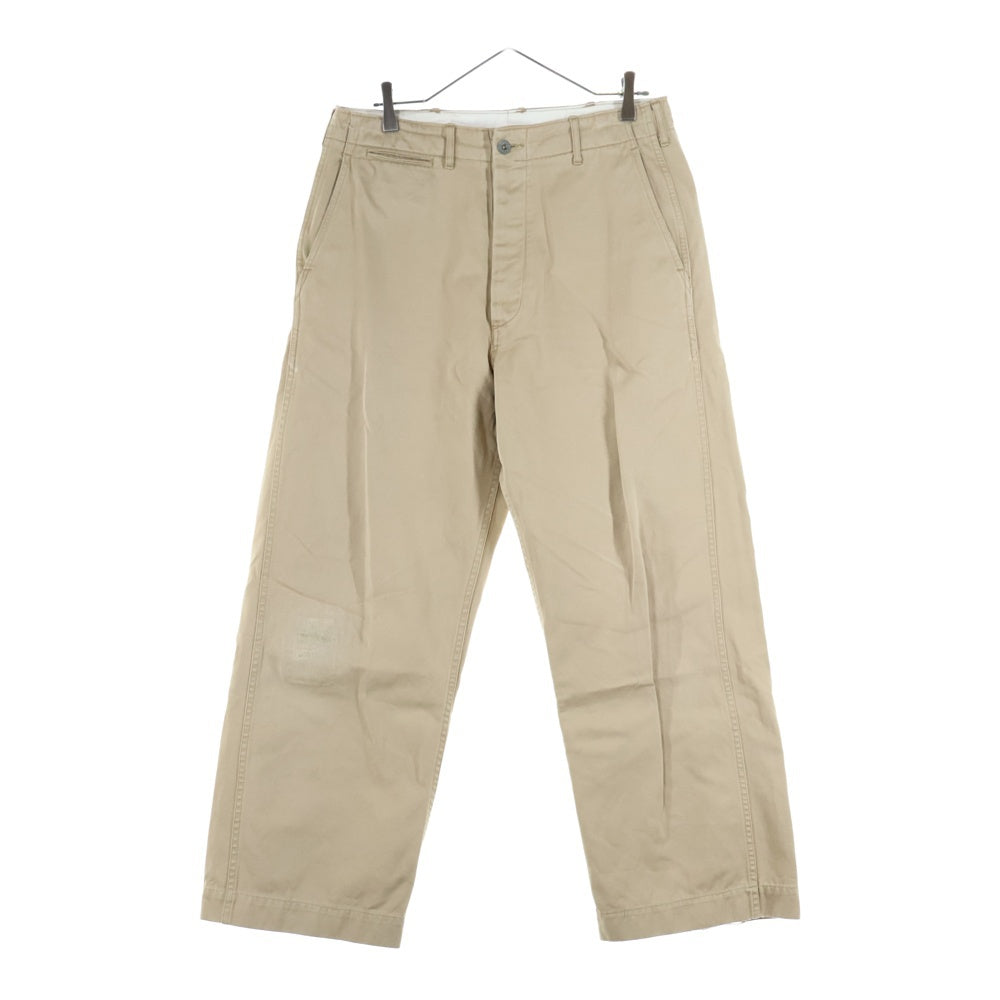 東洋エンタープライズ(トウヨウエンタープライズ) US.ARMY M-1941 MODEL CHINO TROUSERS メタルボタン コットンチノ トラウザーパンツ ベージュ M43036R