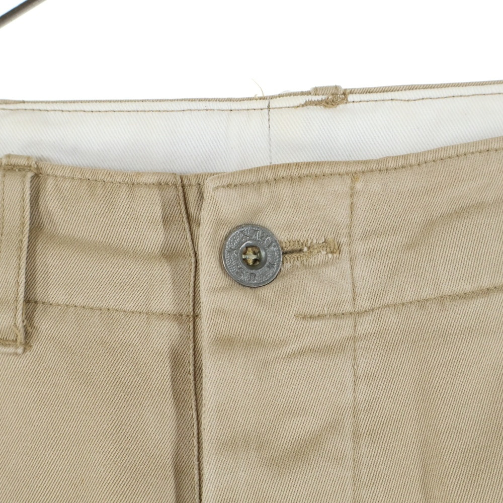 東洋エンタープライズ(トウヨウエンタープライズ) US.ARMY M-1941 MODEL CHINO TROUSERS メタルボタン コットンチノ トラウザーパンツ ベージュ M43036R
