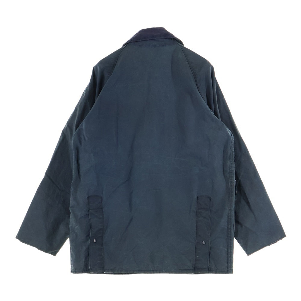 Barbour(バブアー) 80S VINTAGE BEDALE UK製 ビデイル 2ワラントタグ 4ポケット オイルドコットンジャケット ネイビー