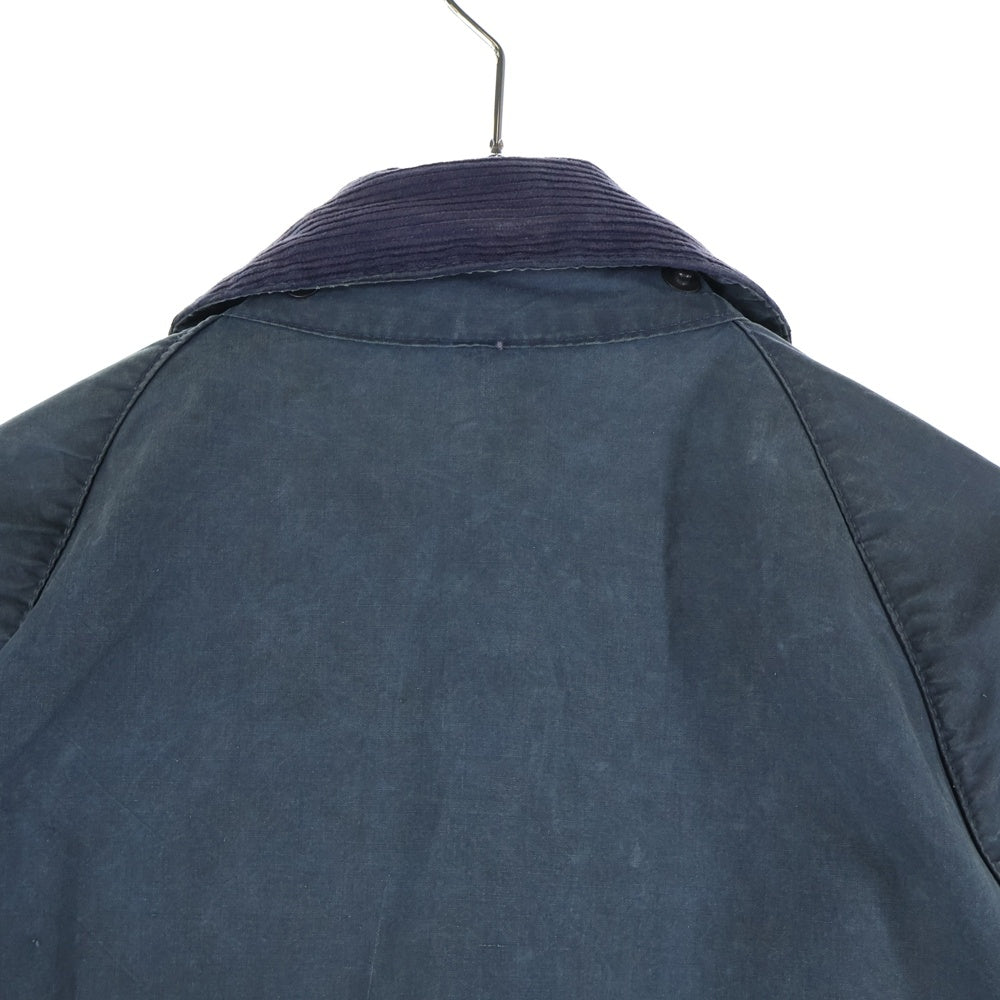 Barbour(バブアー) 80S VINTAGE BEDALE UK製 ビデイル 2ワラントタグ 4ポケット オイルドコットンジャケット ネイビー