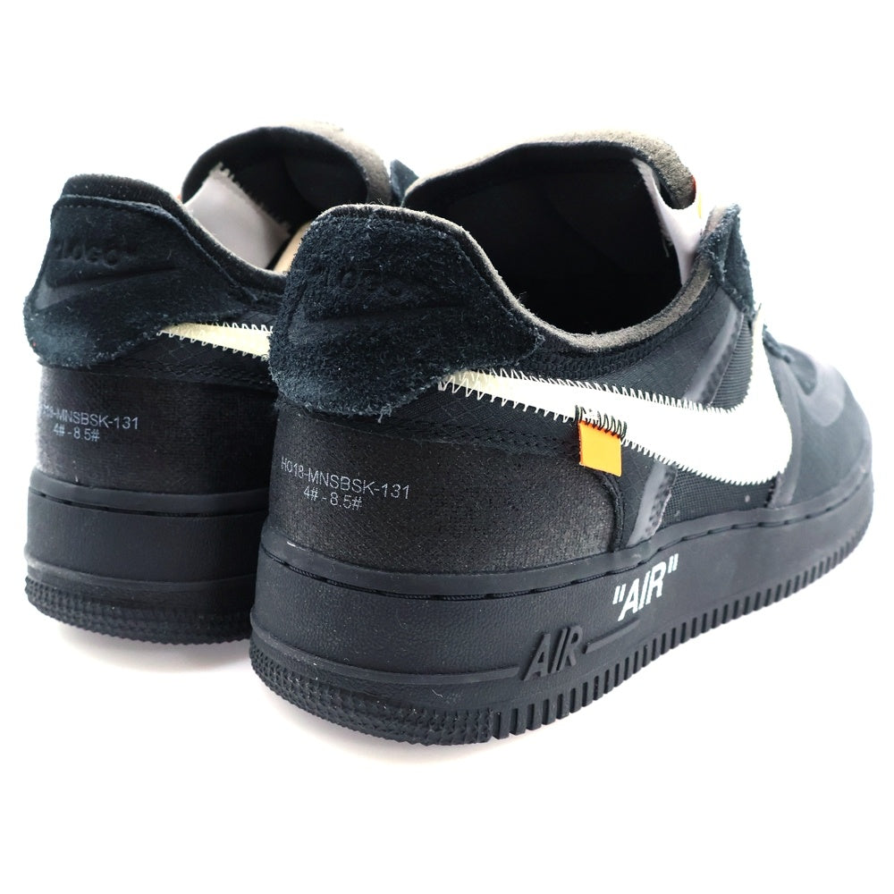 NIKE(ナイキ) ×OFF-WHITE THE 10 AIR FORCE 1 LOW オフホワイト エアフォース1 ローカットスニーカー ブラック US9.5/26.5cm AO4606-001