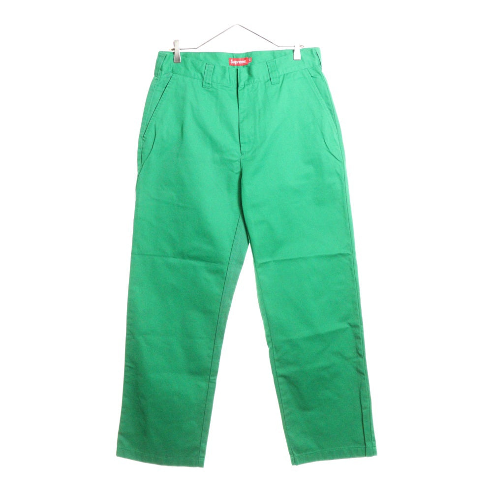 SUPREME(シュプリーム) 23SS Work Pant ジップフライ ワークパンツ グリーン