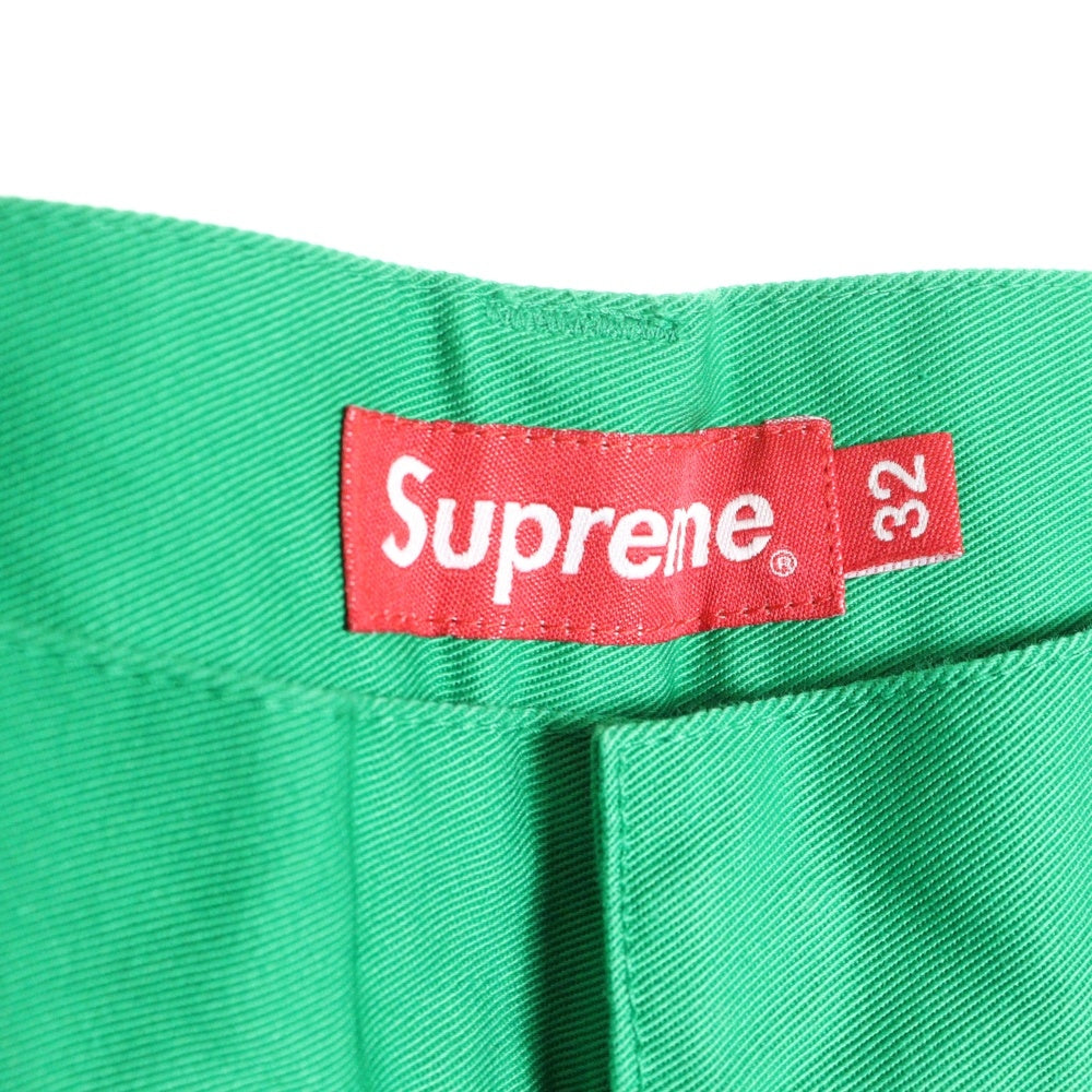 SUPREME(シュプリーム) 23SS Work Pant ジップフライ ワークパンツ グリーン