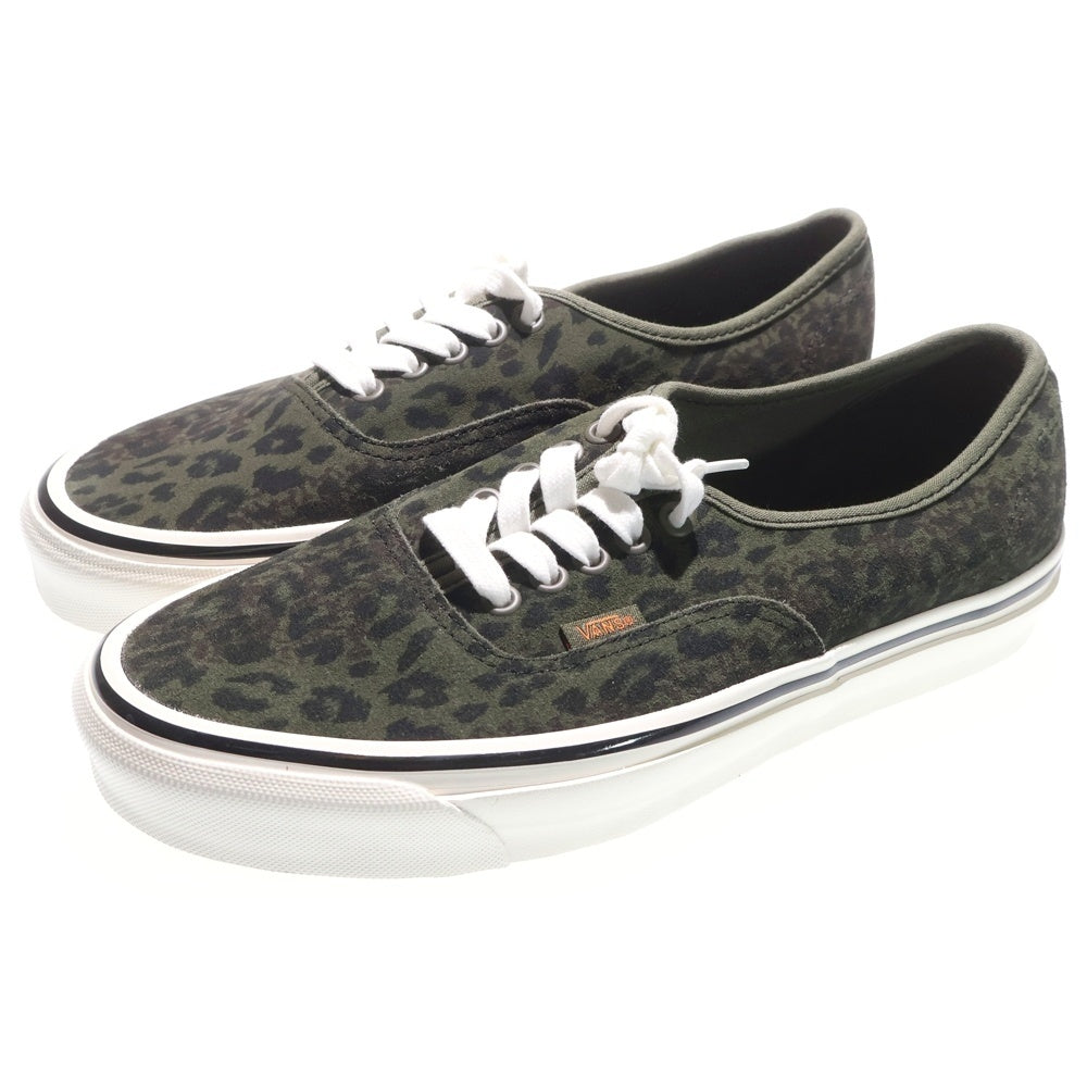 VANS(ヴァンズ) AUTHENTIC 44 DX ANAHEIM FACTORY LEOPARD CAMO オーセンティック44 アナハイムファクトリー レオパードカモ ローカットスニーカー カーキ US9/27cm VN0A5KX4AWA