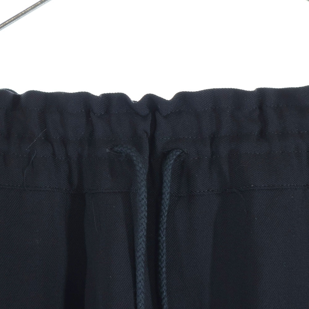 Y's(ワイズ) WOOL SERGE GATHER PANTS ウール サージ ギャザー サルエルパンツ ブラック レディース YL-P14-102