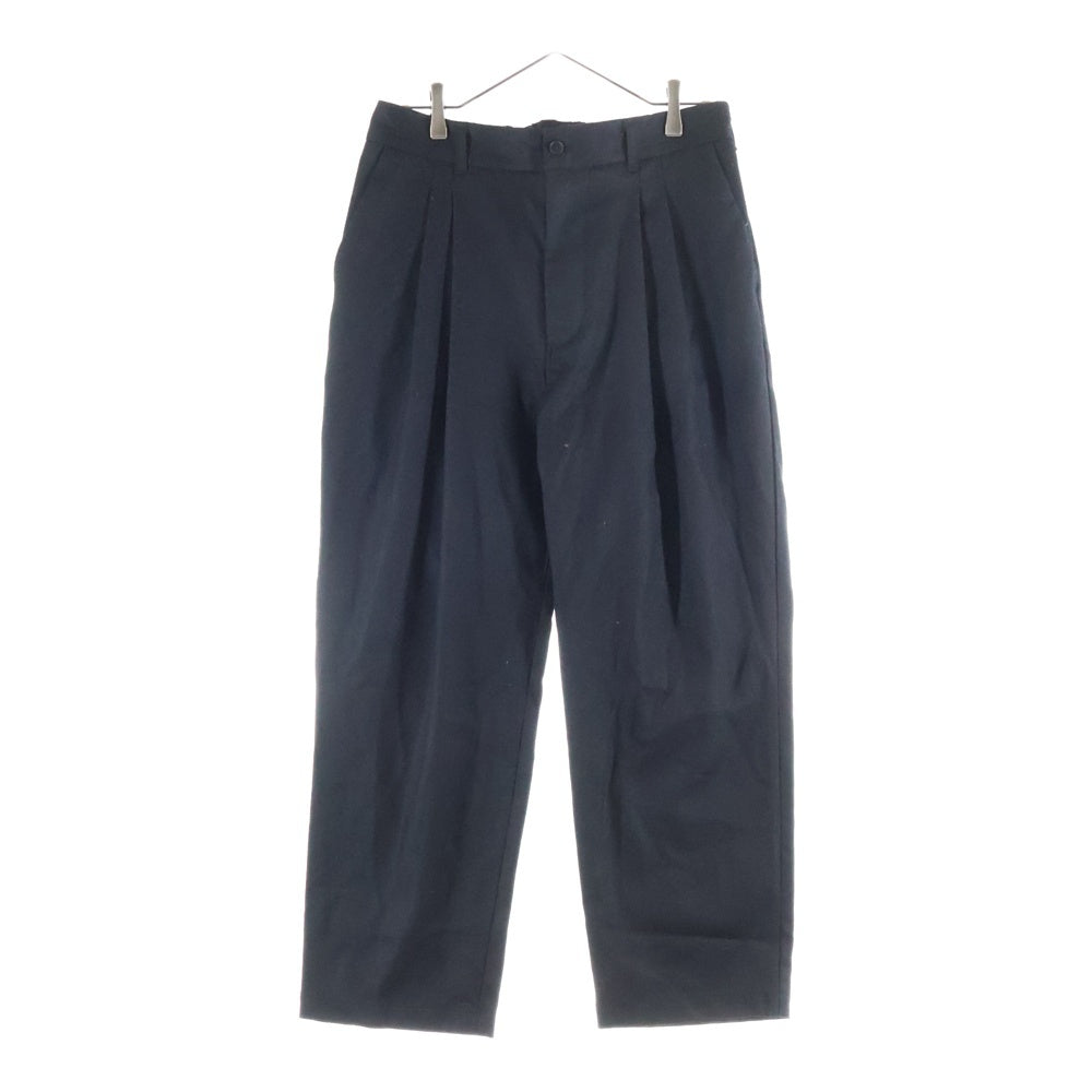 STILL BY HAND(スティルバイハンド) 25AW WOOL SAXONY EASY SLACKS ウール サクソニー イージースラックス ブラック PT04254