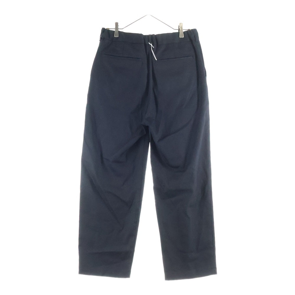 STILL BY HAND(スティルバイハンド) 25AW WOOL SAXONY EASY SLACKS ウール サクソニー イージースラックス ブラック PT04254