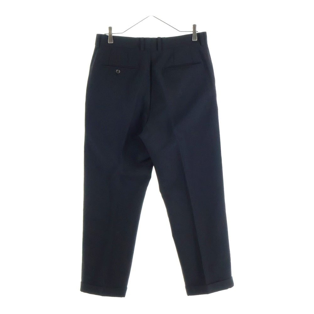 WACKO MARIA(ワコマリア) DORMEUIL / PLEATED TROUSERS TYPE-2 ドーメル プリーツトラウザー スラックスパンツ ブラック