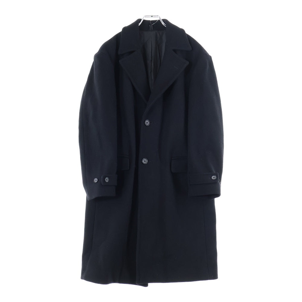 MAIN ATTRACTION(メイン アトラクション) 日本製 ウール 2B チェスターコート ブラック 4LI 9307 5008