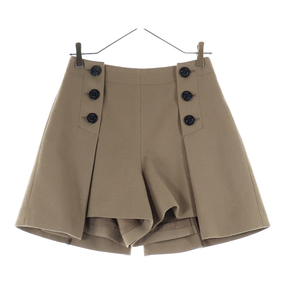 Sacai(サカイ) マルチボタンデザイン メルトン ウール ショートパンツ