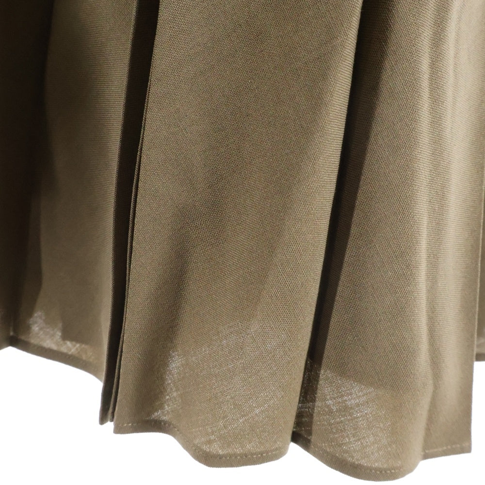 Sacai(サカイ) ベルト付き アシンメトリーデザイン プリーツスカート レディース ブラウン 20-05133