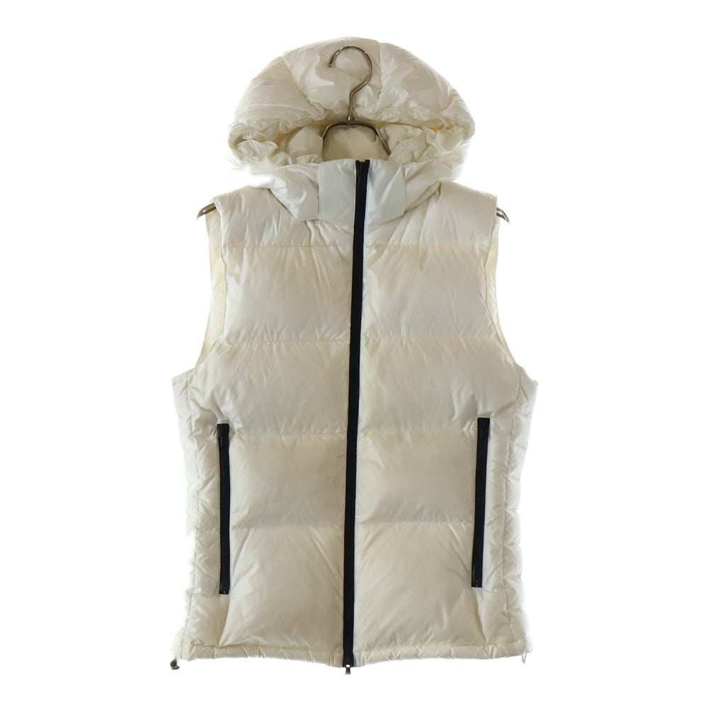 jun hashimoto(ジュンハシモト) 3WAY DOWN VEST ジップアップ フーデットダウンベスト ホワイト