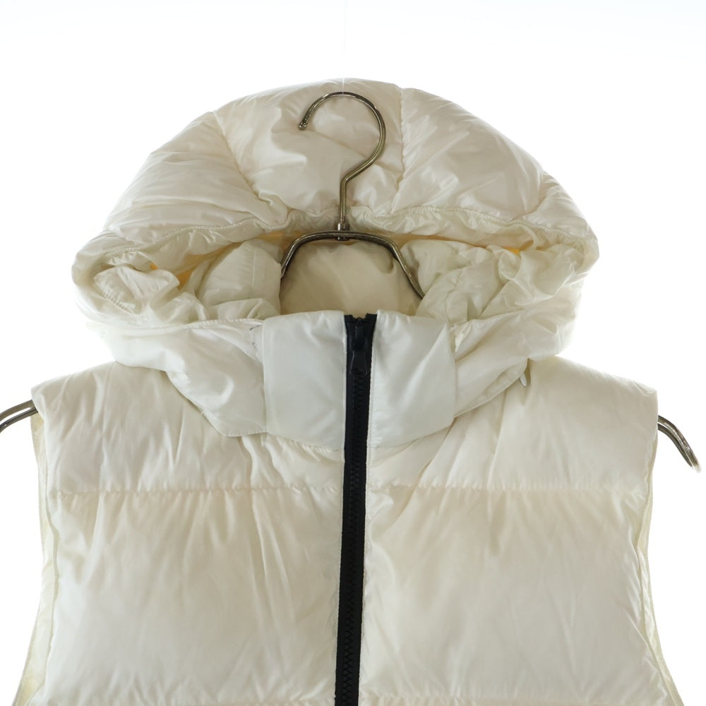 jun hashimoto(ジュンハシモト) 3WAY DOWN VEST ジップアップ フーデットダウンベスト ホワイト