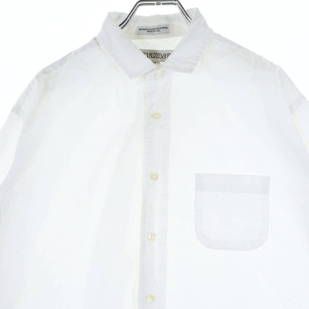 INDIVIDUALIZED SHIRTS(インディビジュアライズド シャツ) ワイド クロップドシャツ レディース ホワイト