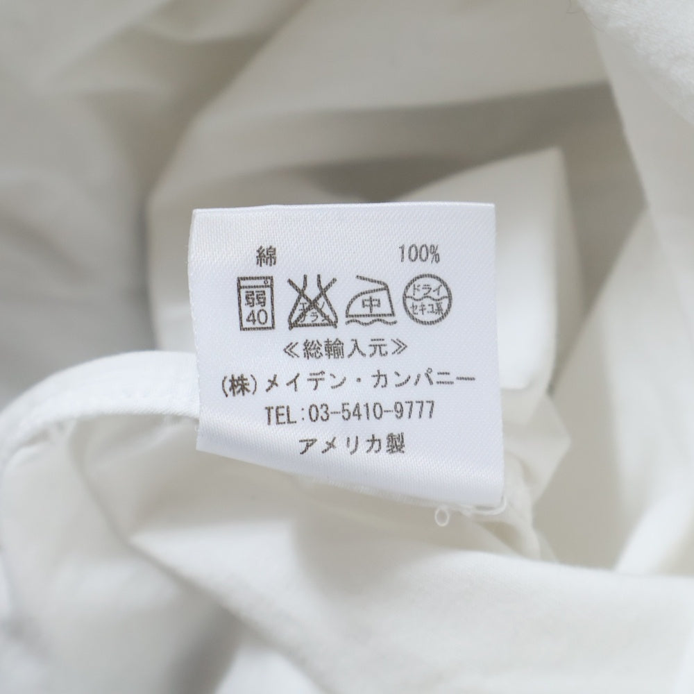 INDIVIDUALIZED SHIRTS(インディビジュアライズド シャツ) ワイド クロップドシャツ レディース ホワイト