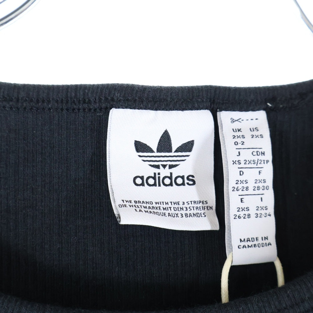adidas(アディダス) エッセンシャルズ リブ タンク ワンピース ブラック IT9881 レディース