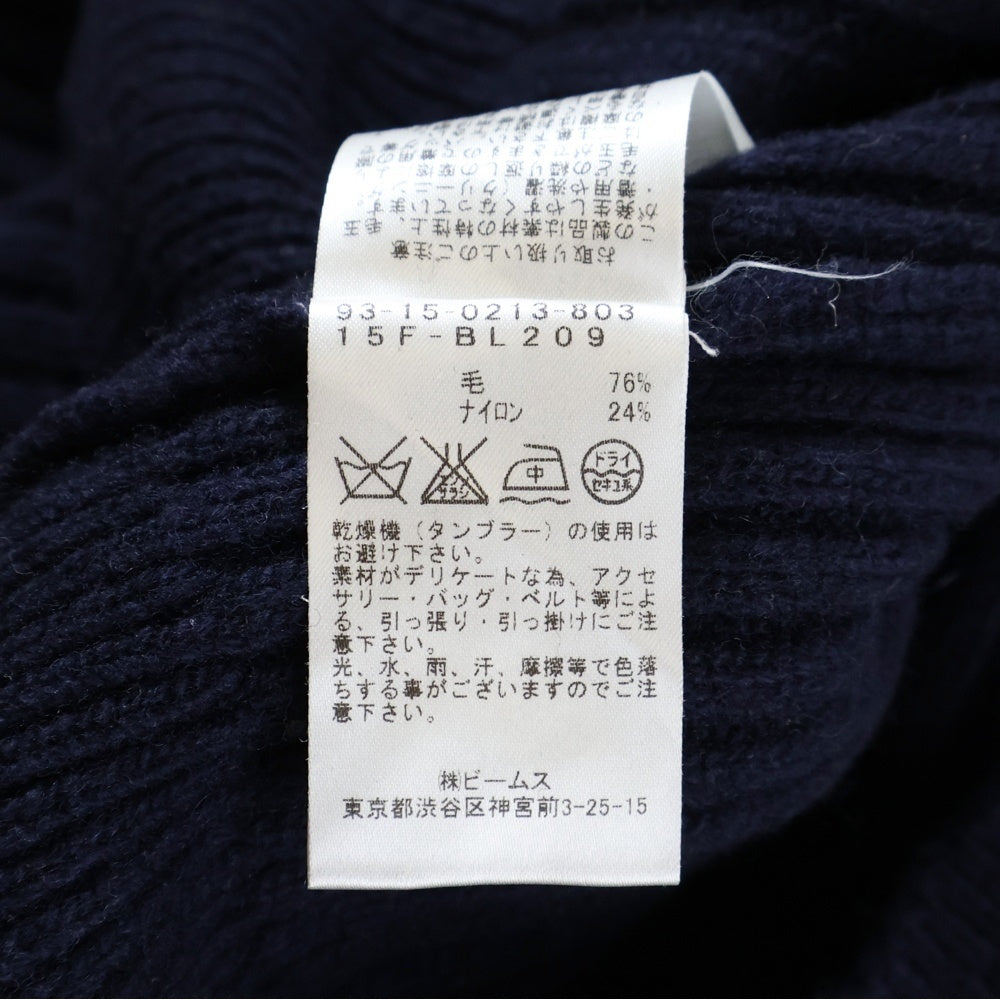 B:MING LIFE STORE by BEAMS(ビーミングライフストアバイビームス) ローゲージニットセーター ネイビー レディース