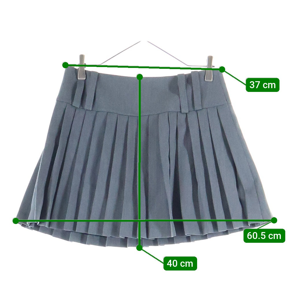 GENERAL IDEA(ジェネラル アイデ) プリーツスカート グレー レディース