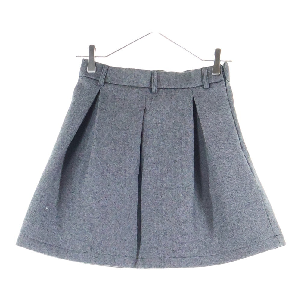 snidel(スナイデル) ベルテッドストラクチャーミニスカート グレー レディース