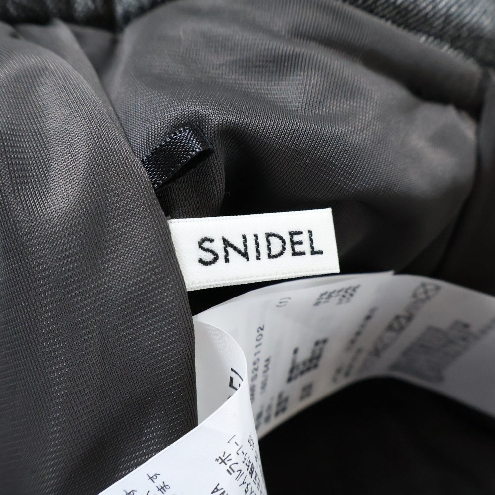 snidel(スナイデル) ベルテッドストラクチャーミニスカート グレー レディース