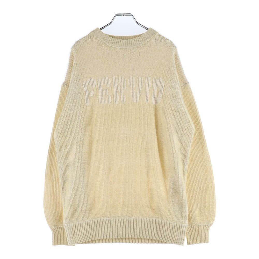 EMODA(エモダ) プレーティングオーバールーズニット アイボリー レディース