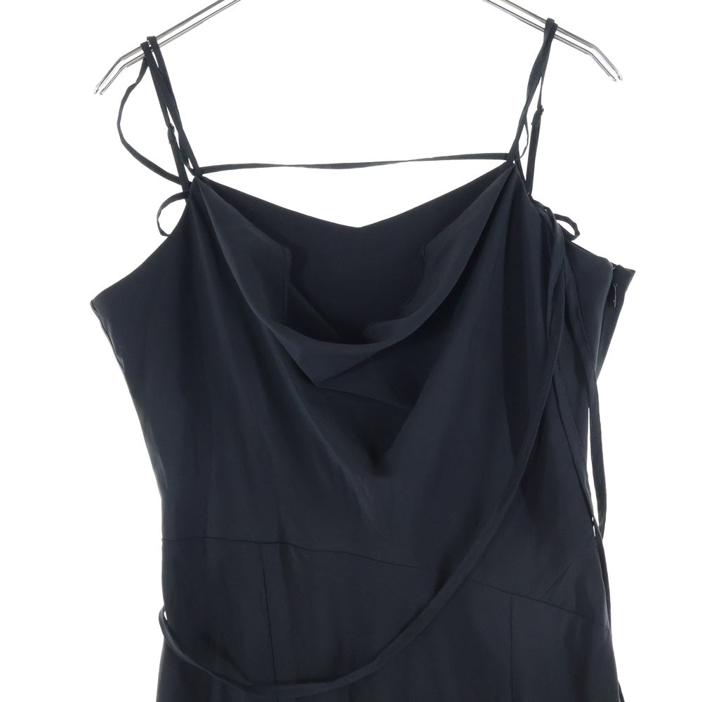 NO BRAND(ノーブランド) RESEXXY /リゼクシー ドレープストリングキャミワンピース ブラック レディース