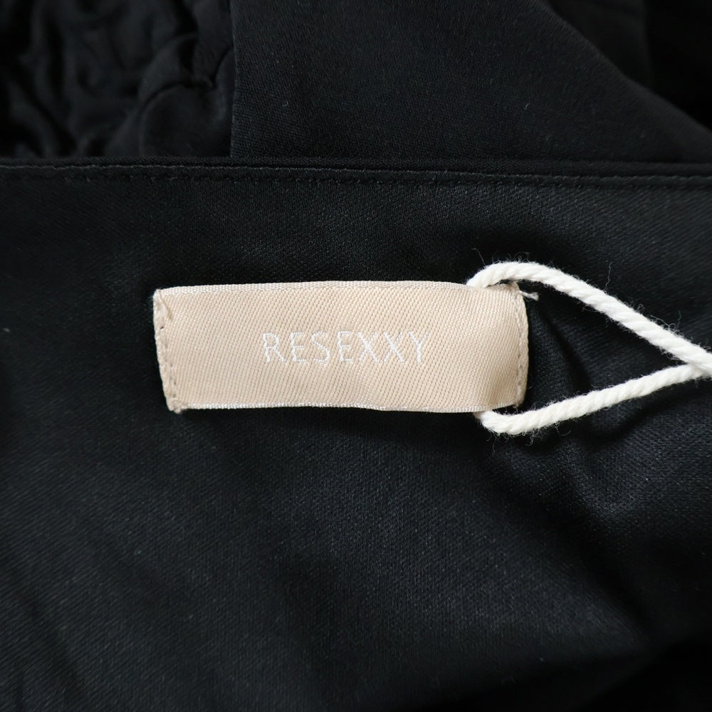 NO BRAND(ノーブランド) RESEXXY /リゼクシー ドレープストリングキャミワンピース ブラック レディース