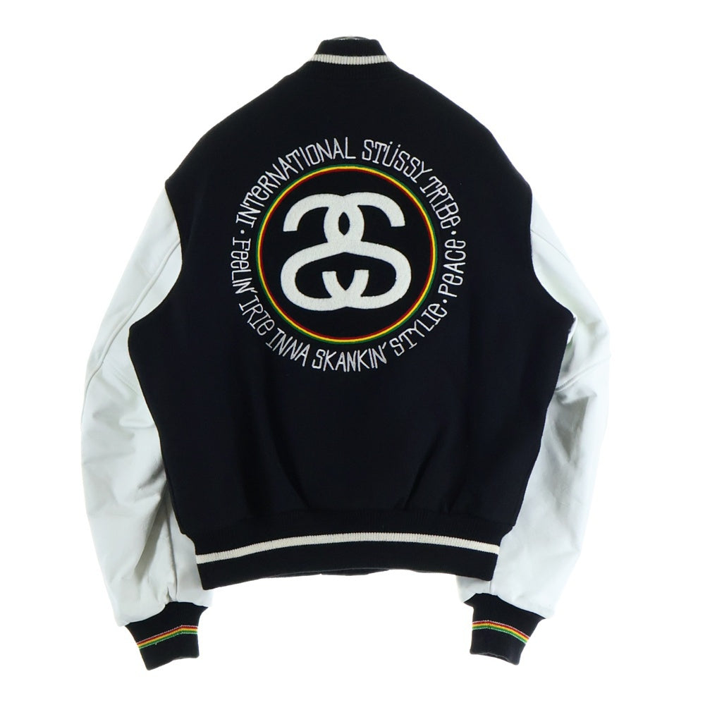 STUSSY(ステューシー) CLASSIC VARSITY クラシック バーシティ ジャケット スタジャン ブラック