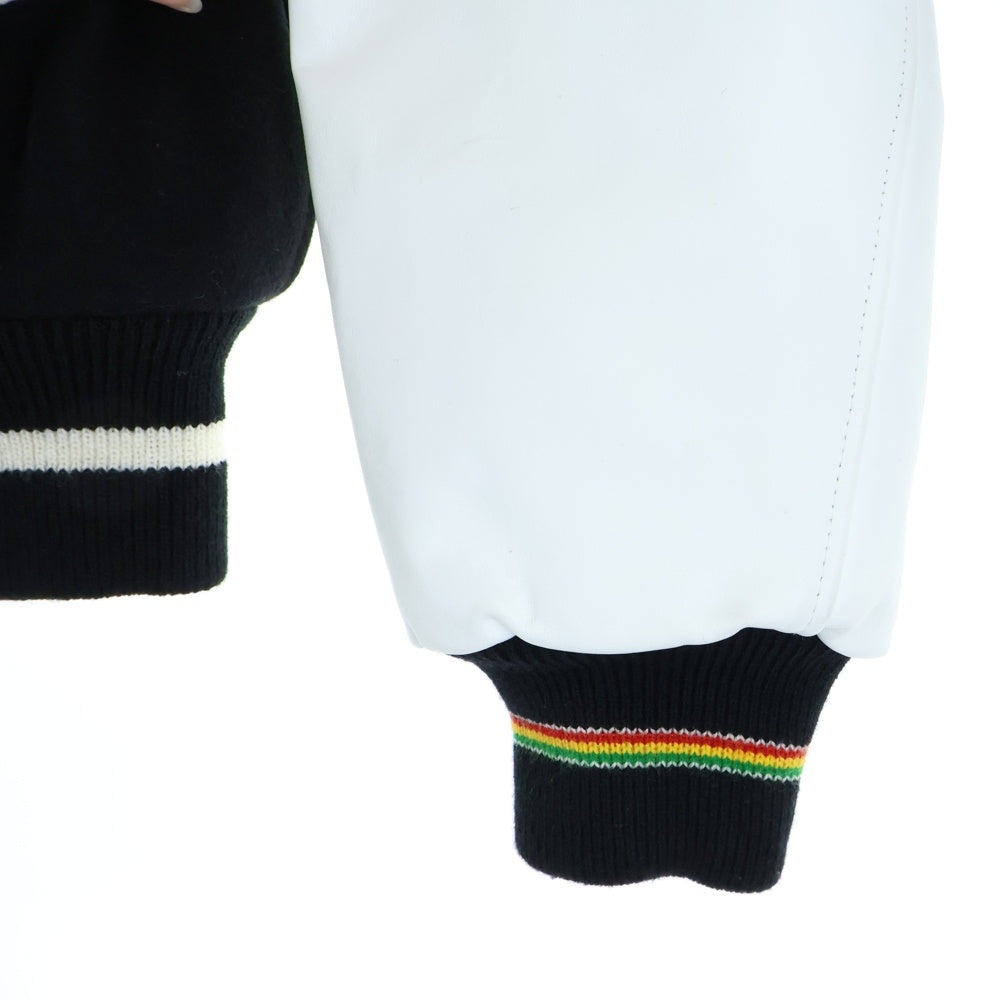 STUSSY(ステューシー) CLASSIC VARSITY クラシック バーシティ ジャケット スタジャン ブラック