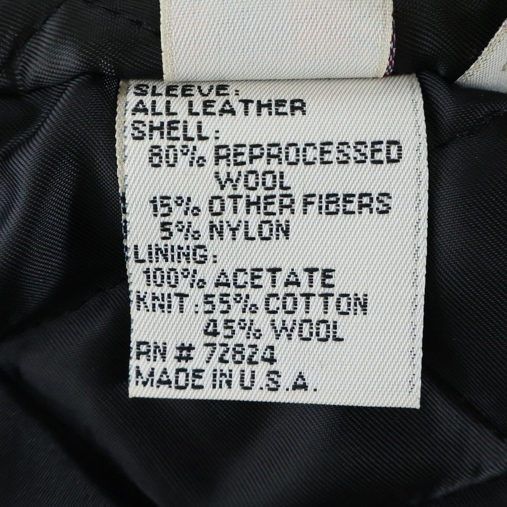 STUSSY(ステューシー) CLASSIC VARSITY クラシック バーシティ ジャケット スタジャン ブラック