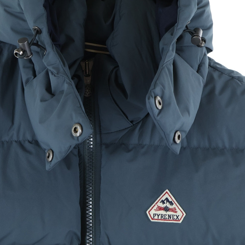 PYRENEX(ピレネックス) SPUTNIK MINI VEST スプートニック 胸ロゴデザイン ミニダウンベスト ネイビー CFU392200002