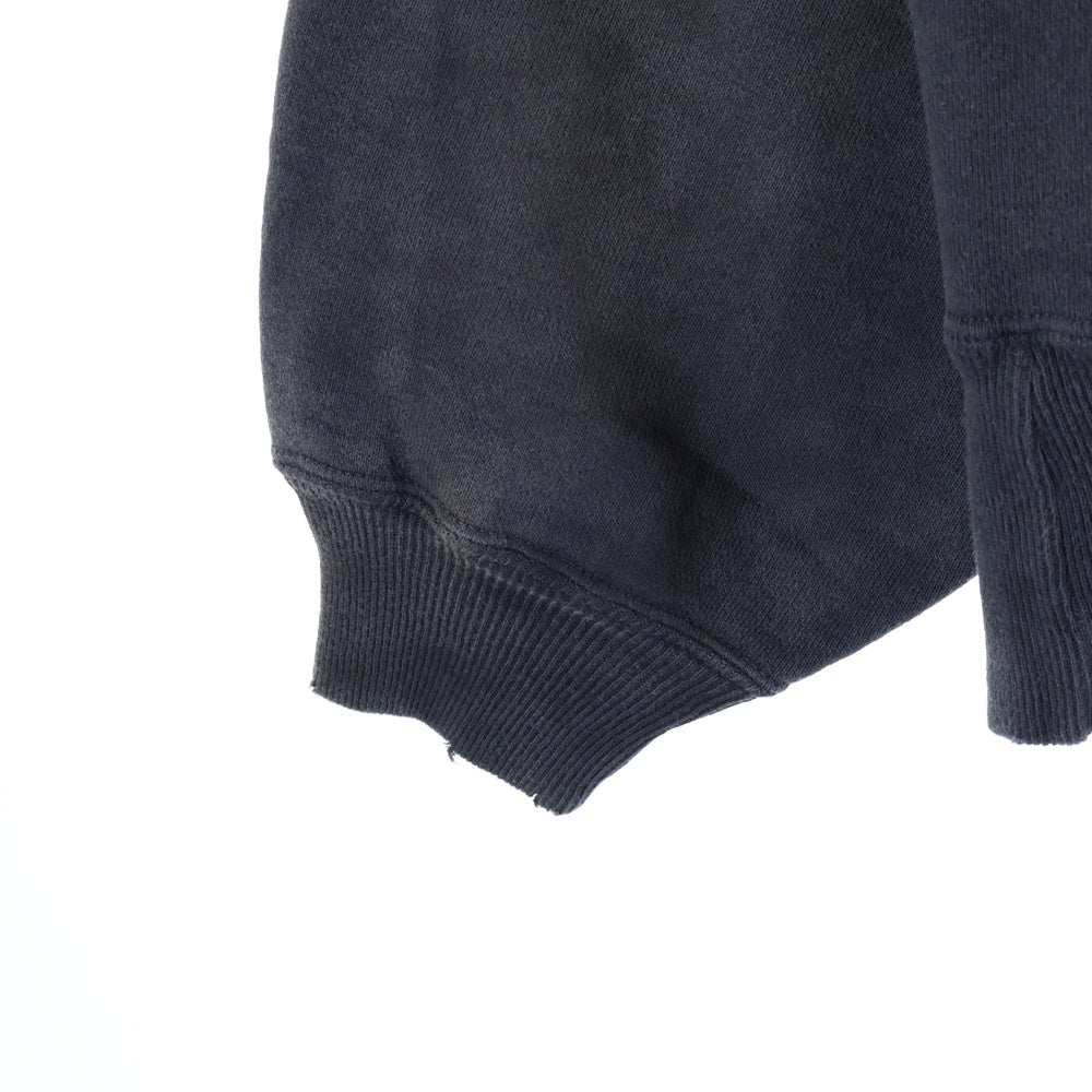 SAINT MICHAEL(セントマイケル) 25AW ANGEL HOODIE エンジェルプリント プルオーバースウェットパーカー フーディー ブラック SM-HR1-0000-052