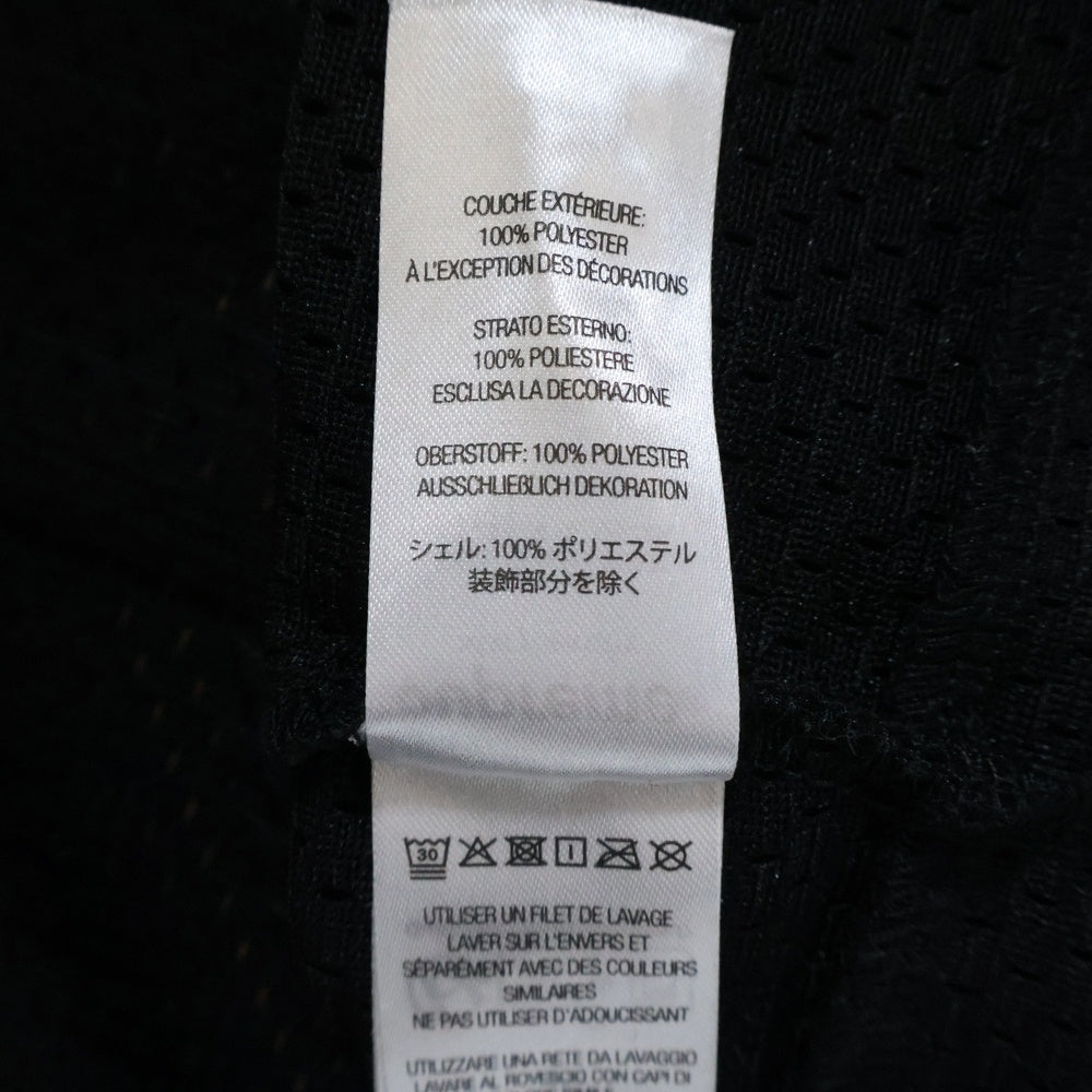 SUPREME(シュプリーム) 25SS ×MARITHE FRANCOIS Jersey バツ マリテ フランソワ フロントロゴデザイン Vネック メッシュ ジャージ ゲームシャツ ブラック