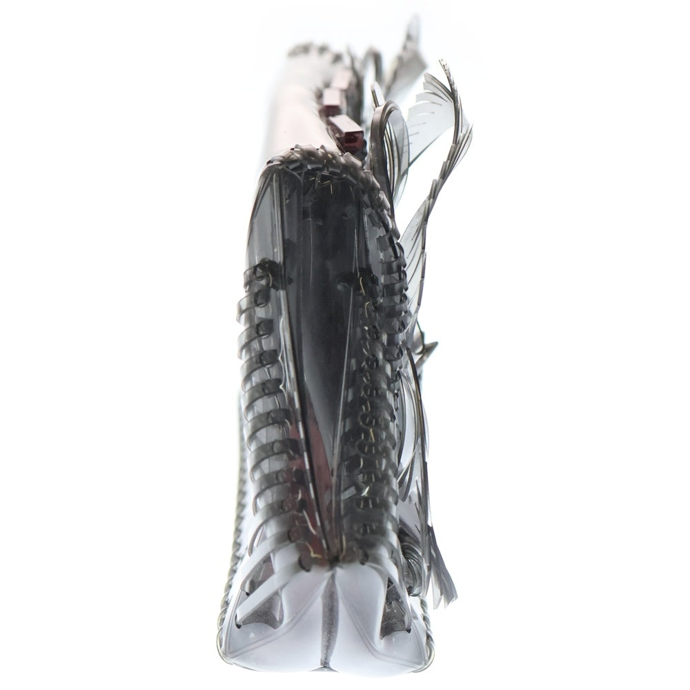 Mame Kurogouchi(マメ クロゴウチ) TRANSPARENT SCULPTURAL CLUCH BAG トランスペアレント スカルプチュラル クラッチ バッグ ブラック MM7-AC092 レディース