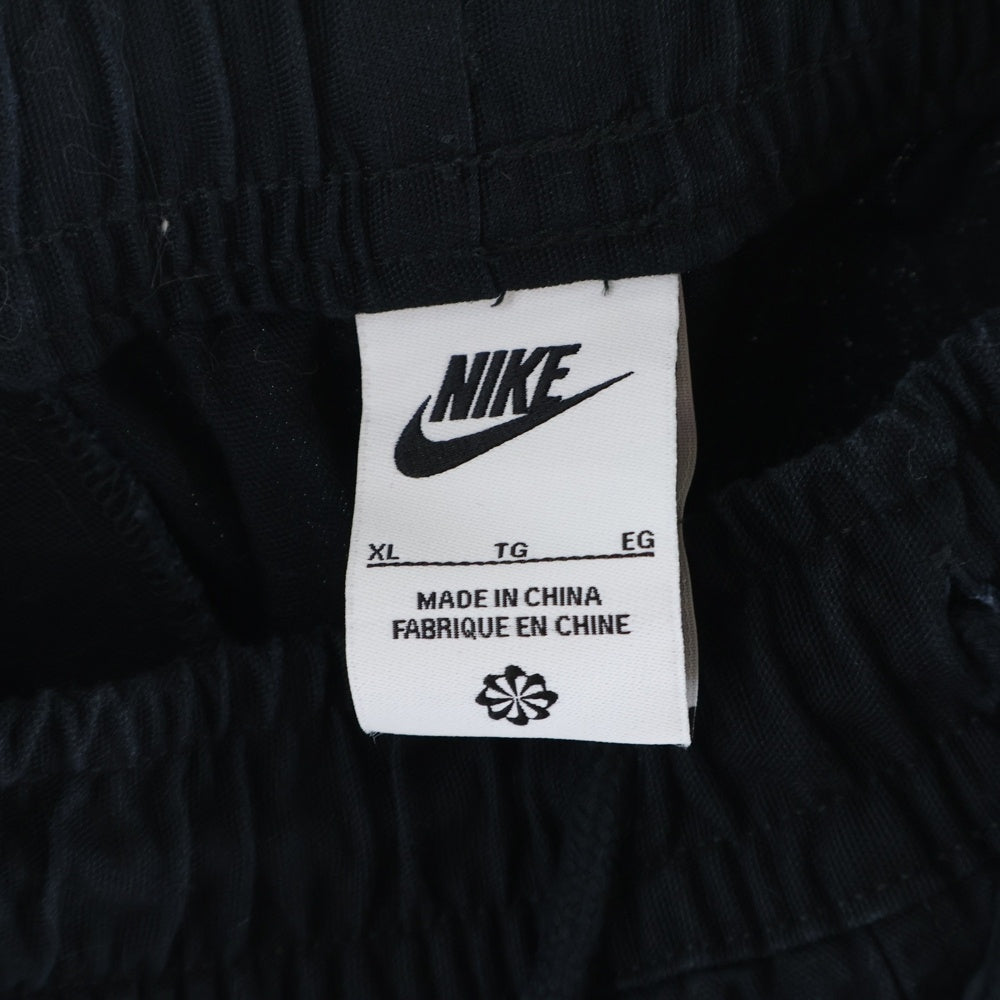 NIKE(ナイキ) AS M NSW TREND SHORT トレンドショーツ ロゴワッペン刺繍 コットンハーフパンツ ブラック FB7266-010