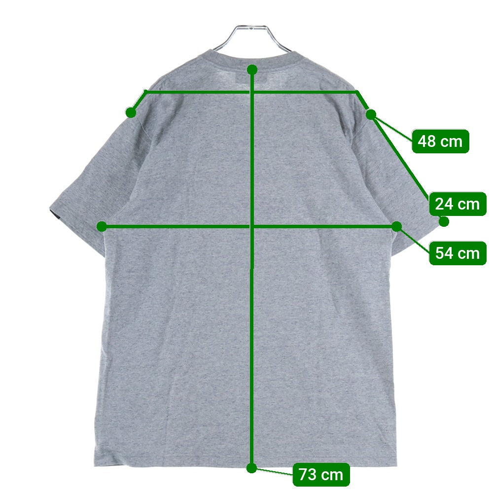 WIND AND SEA(ウィンダンシー) SAY CHEESEA TEE フロントマウス刺繍Tシャツ 半袖クルーネックカットソー グレー WDS-CS-351