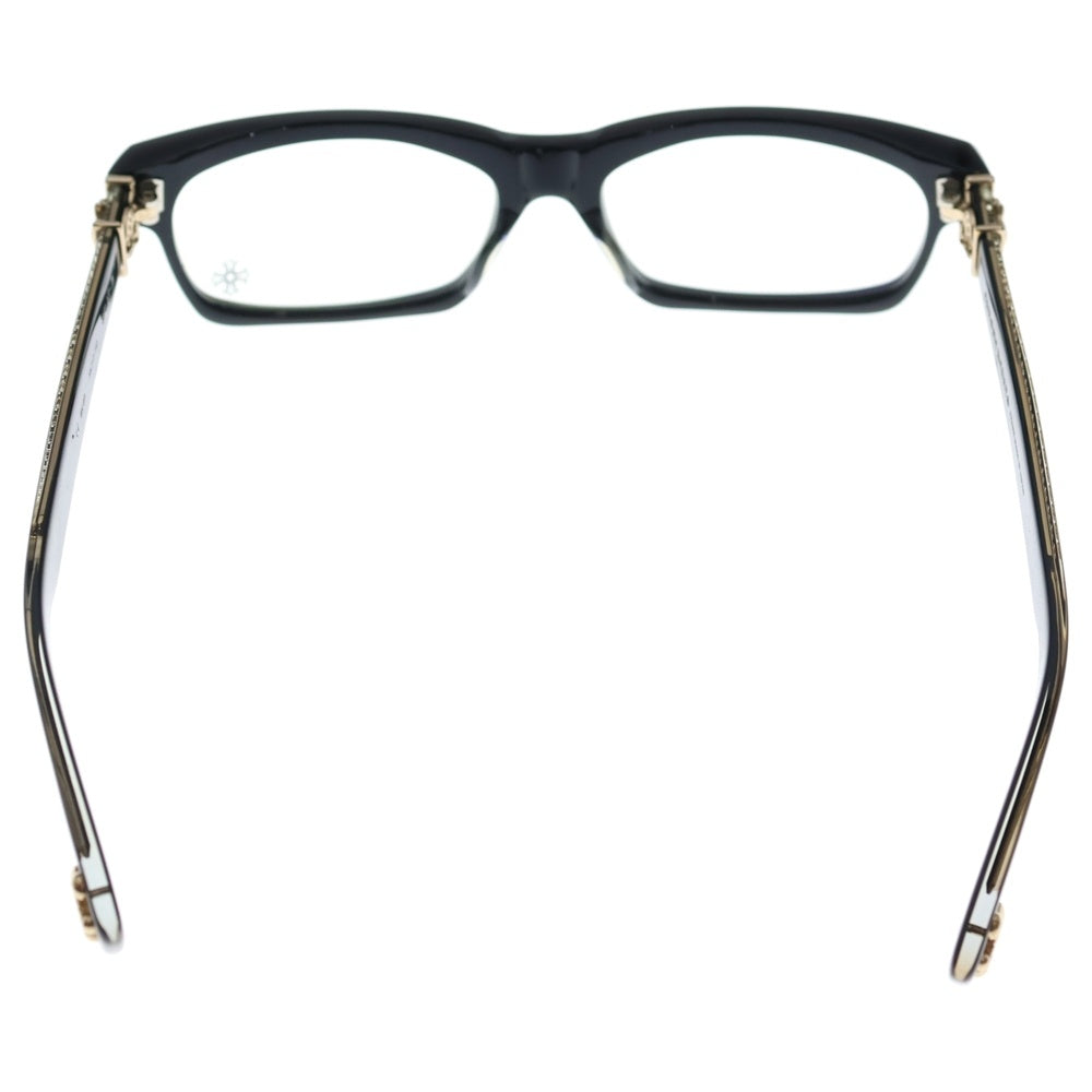 CHROME HEARTS(クロムハーツ) SPLAT-A BSフレアテンプル アイウェア サングラス メガネ 眼鏡 ブラック/ゴールド