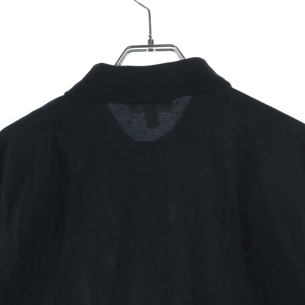 LACOSTE(ラコステ) フロント刺繍 ショートスリーブ 半袖ポロシャツ ブラック PH7937L