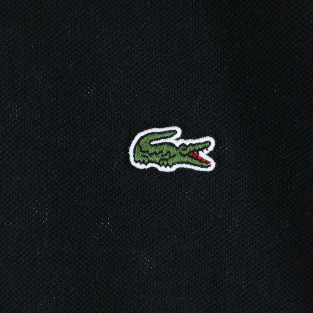 LACOSTE(ラコステ) フロント刺繍 ショートスリーブ 半袖ポロシャツ ブラック PH7937L