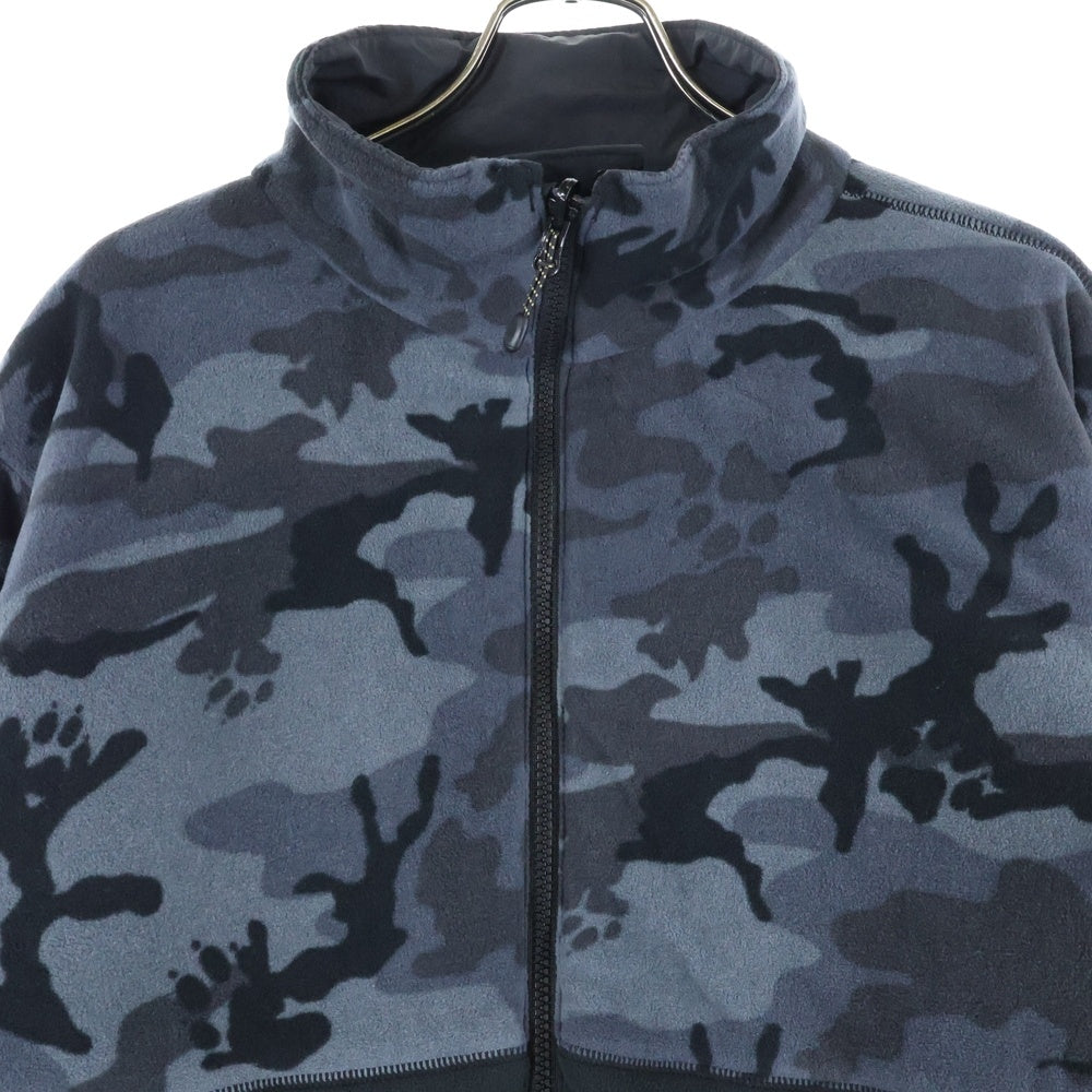 Jack Wolfskin(ジャック ウルフスキン) JP RV WINTER RECON JACKET リバーシブル ウィンターリーコンジャケット フリース ナイロン ジップアップブルゾン ブラック/グレー
