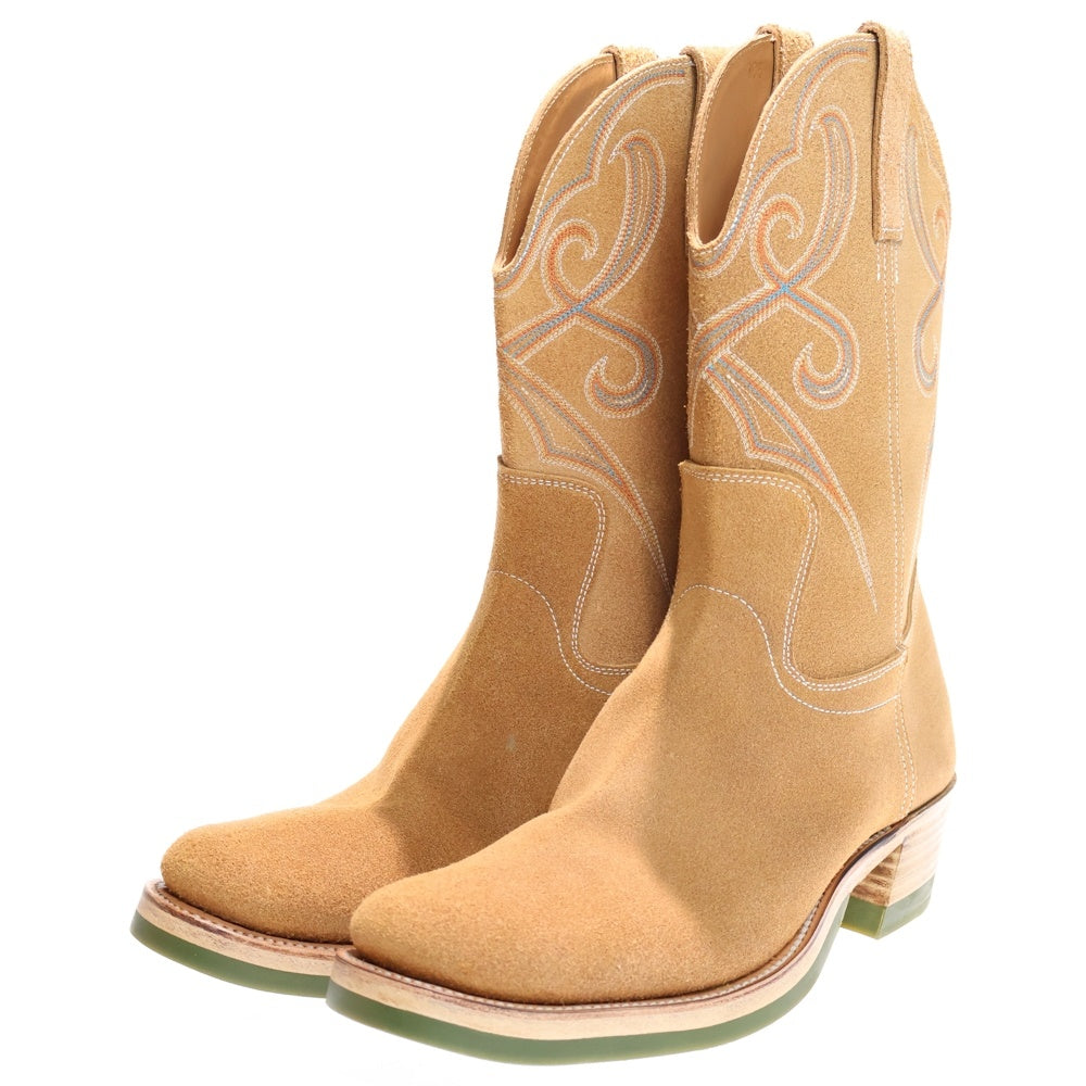 CLINCH(クリンチ) ×TATTOO STUDIO YAMADA COWBOY BOOTS CUTLASS タトゥー スタジオ ヤマダ カウボーイ カトラス ウエスタンロングブーツ ブラウン